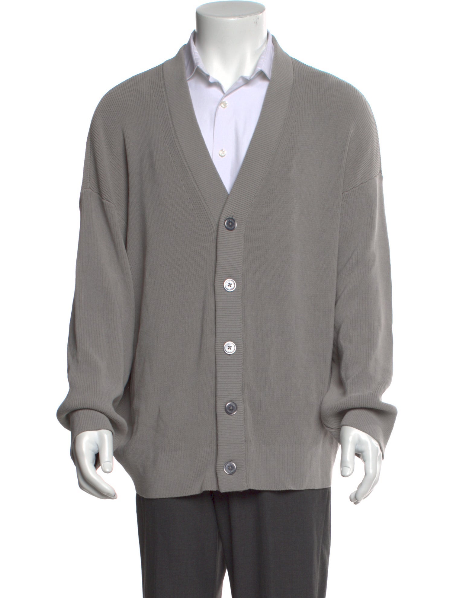 Team Wang V-Neck Long Sleeve Cardigan