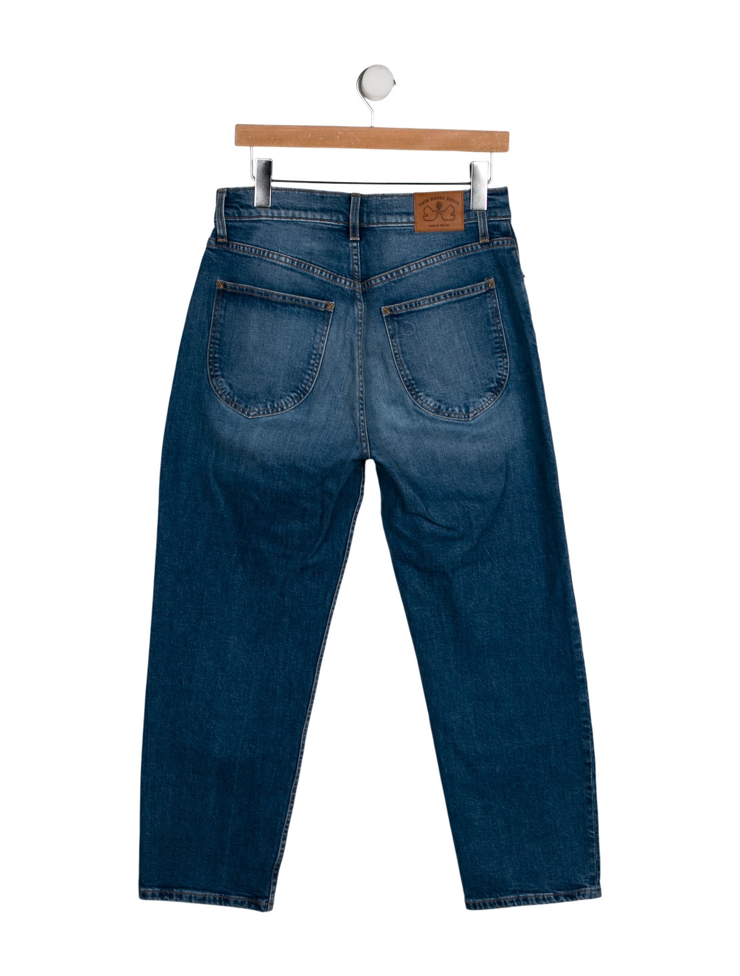 Twin Doves by Emerson Fry High-Rise Straight Leg Jeans