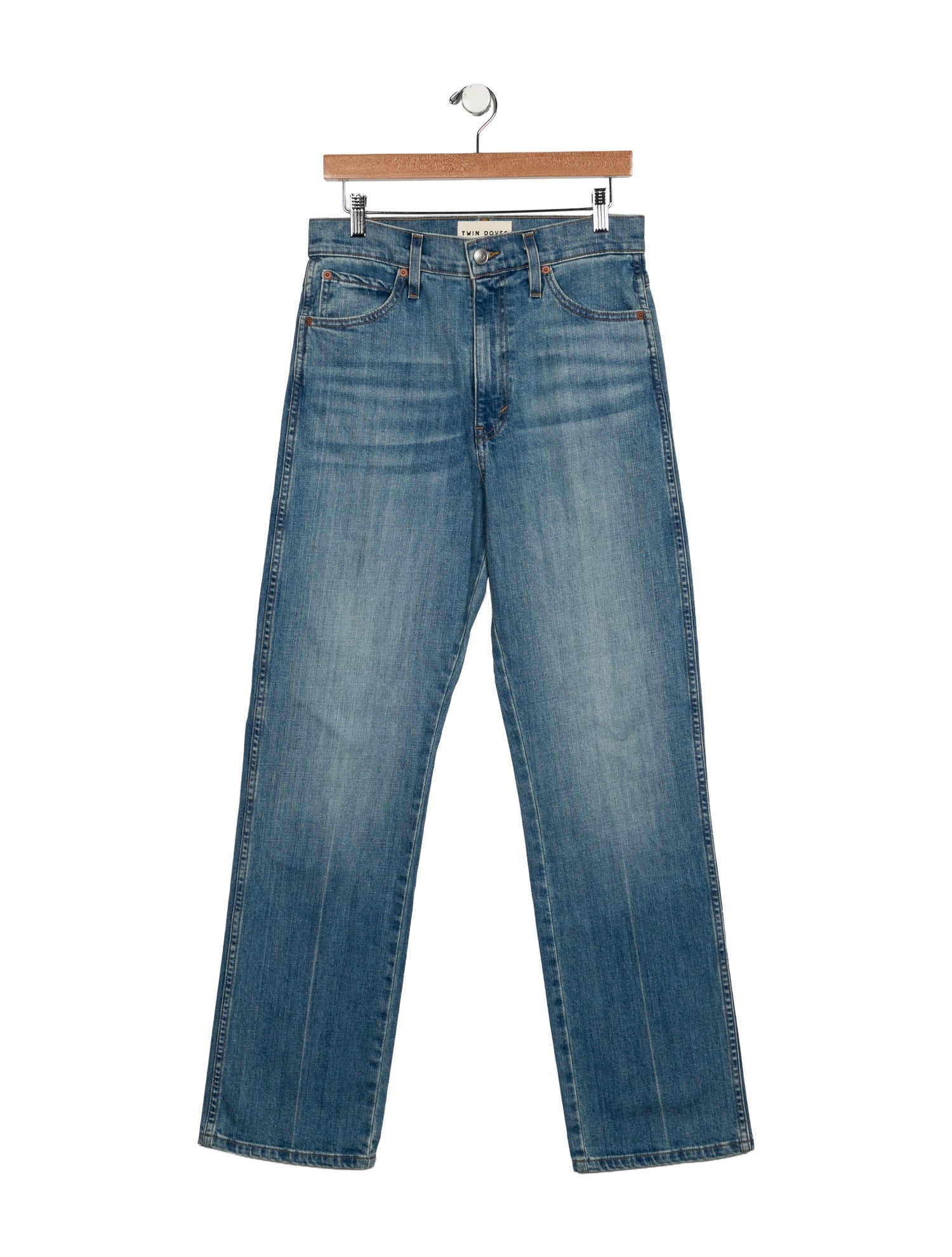 Twin Doves by Emerson Fry High-Rise Straight Leg Jeans