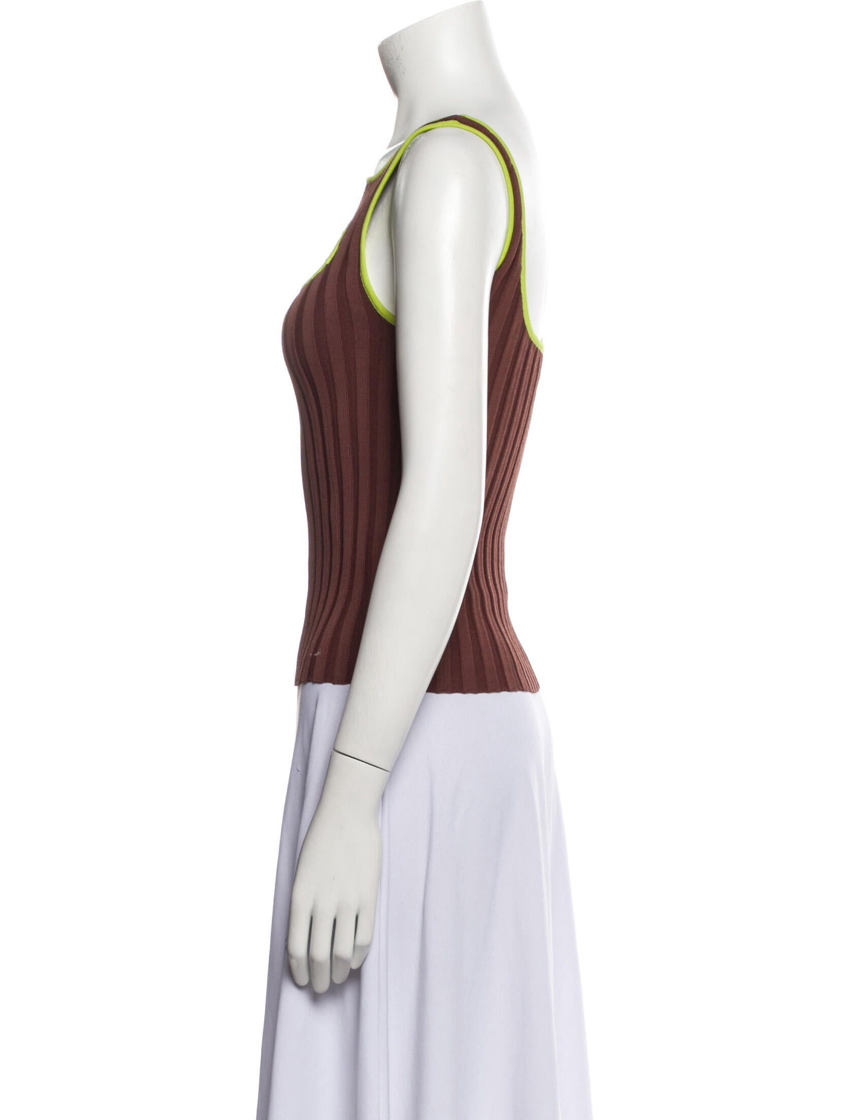 The Wolf Gang Square Neckline Sleeveless Crop Top