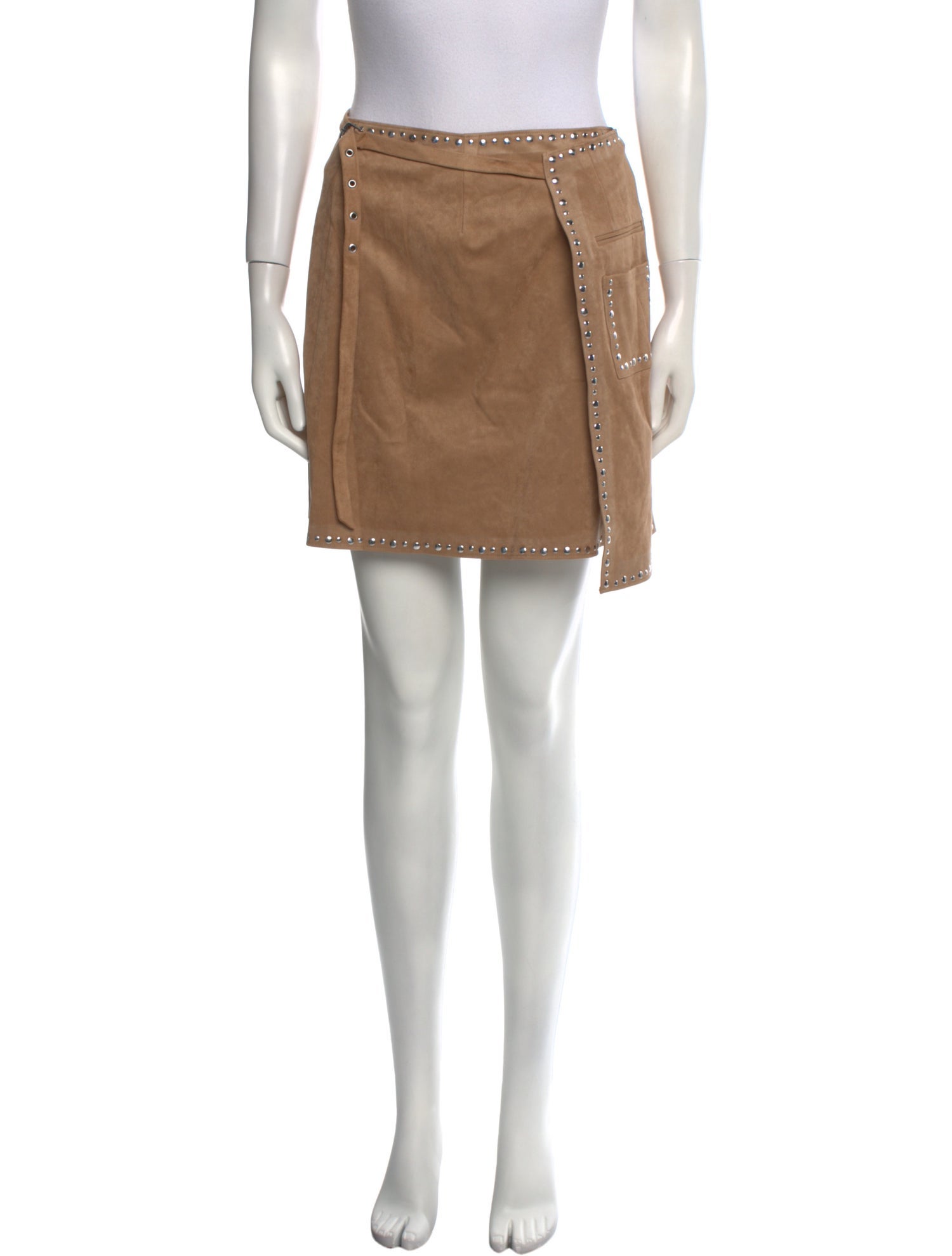 The Wolf Gang Studded Accents Mini Skirt w/ Tags