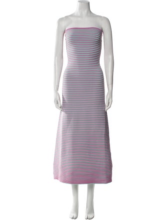 The Wolf Gang Striped Long Dress