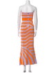 The Wolf Gang Striped Long Dress