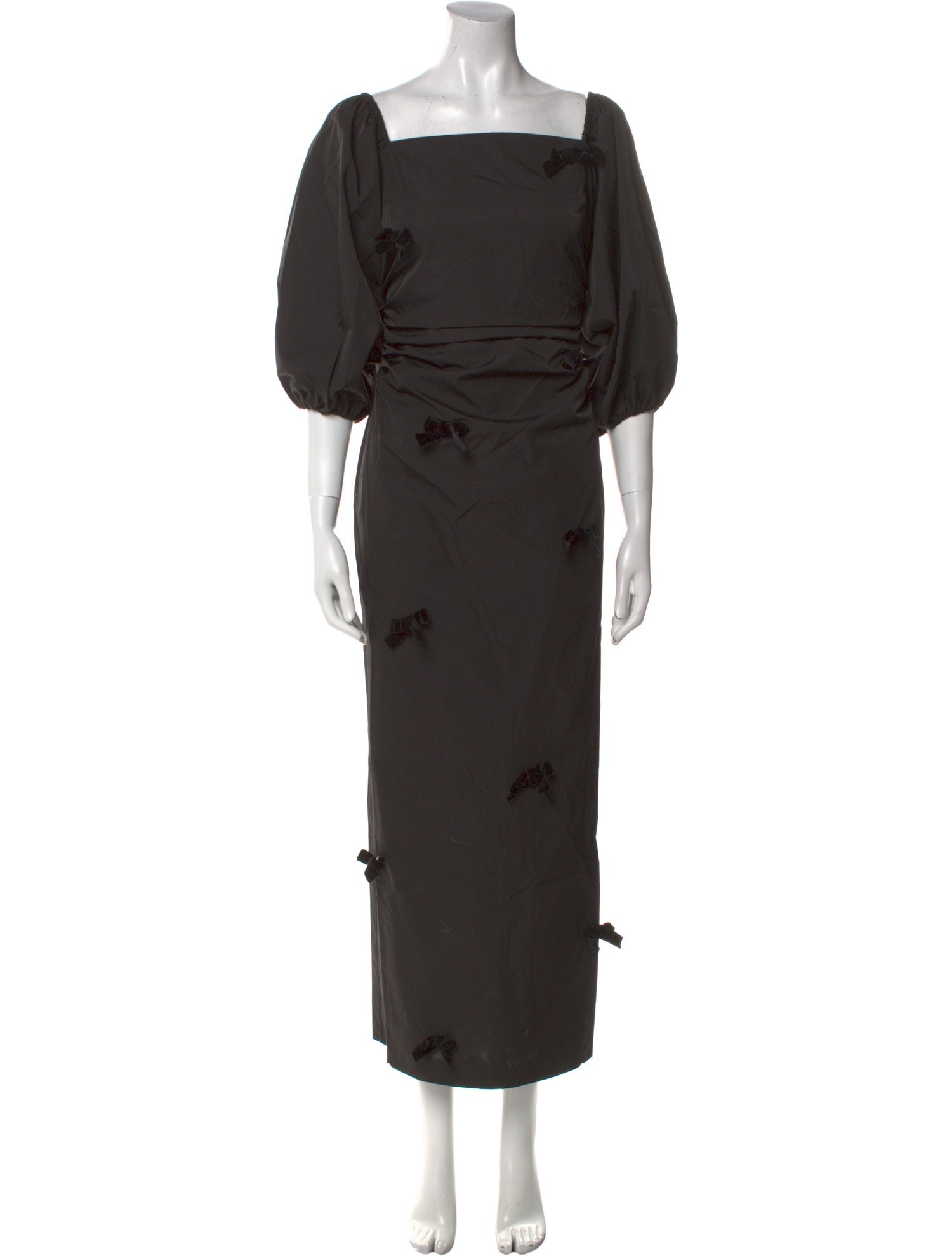 The Wolf Gang Square Neckline Long Dress