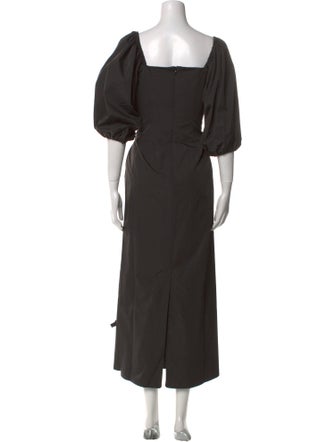 The Wolf Gang Square Neckline Long Dress