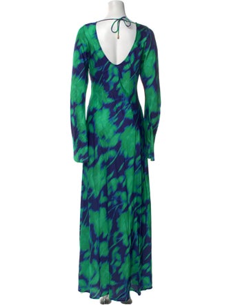 The Wolf Gang Printed Long Dress