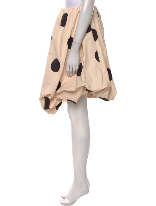 The Wolf Gang Polka Dot Print Knee-Length Skirt