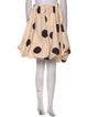 The Wolf Gang Polka Dot Print Knee-Length Skirt