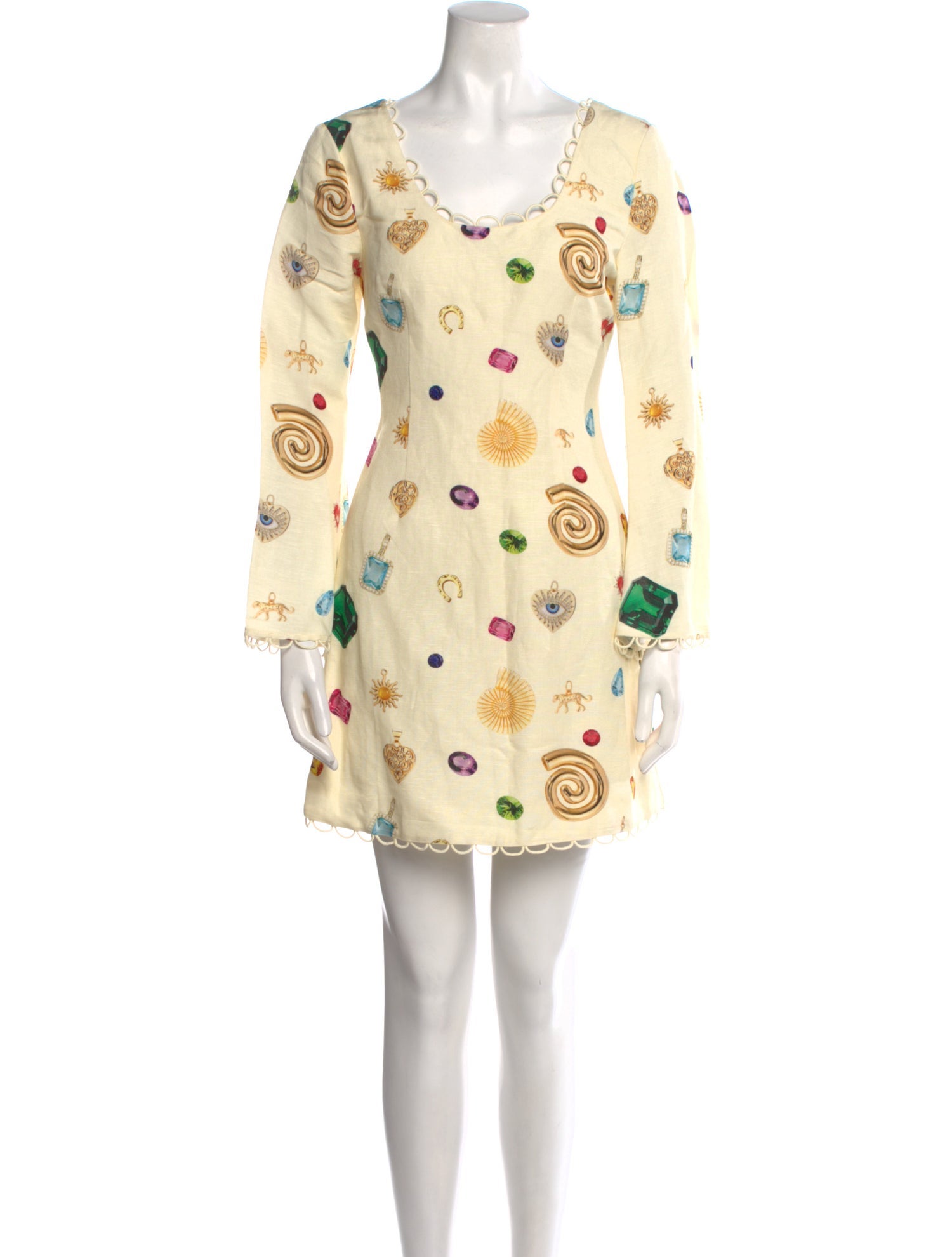 The Wolf Gang Printed Mini Dress