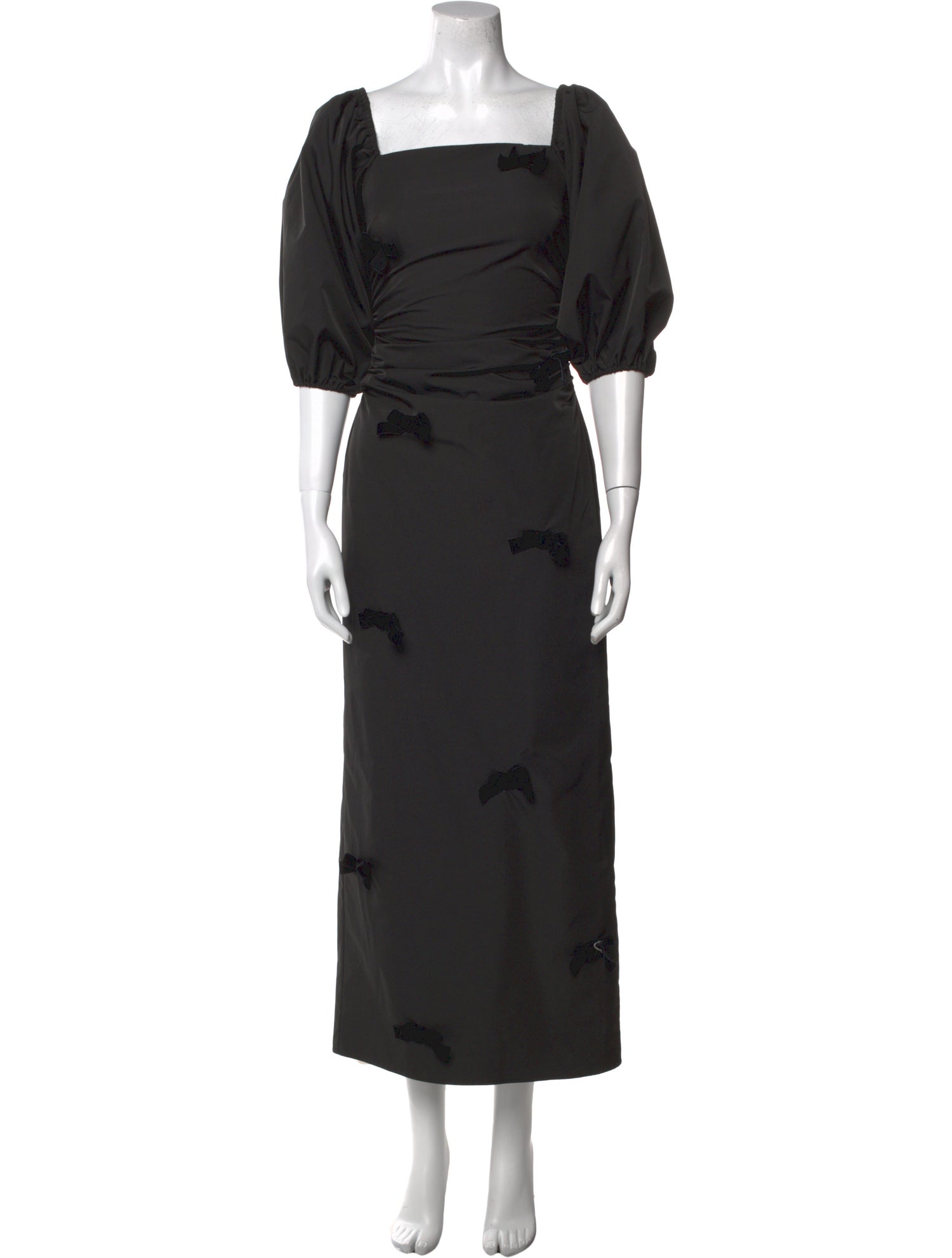 The Wolf Gang Square Neckline Long Dress