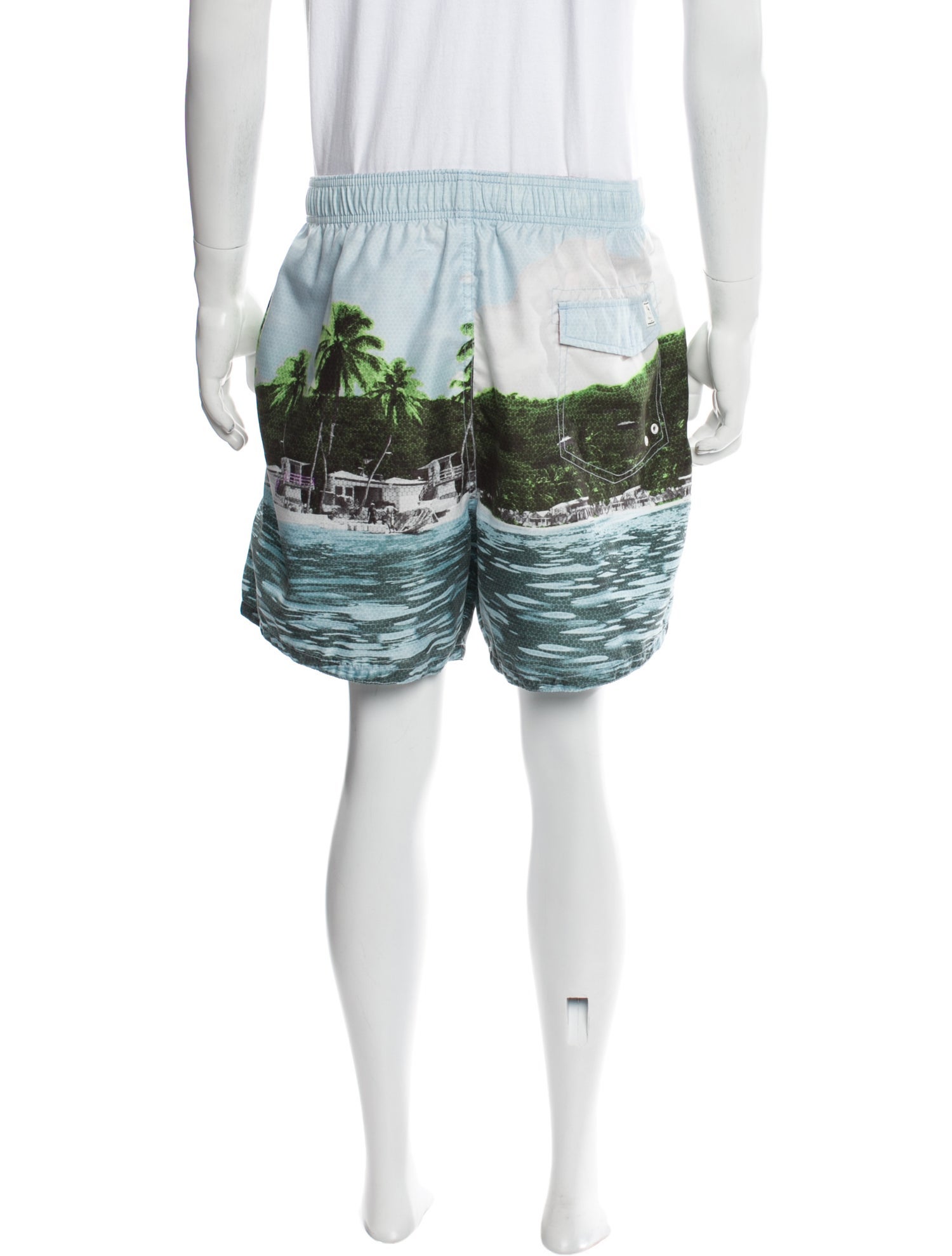 The World Is Your Oyster Printed Swim Trunks
