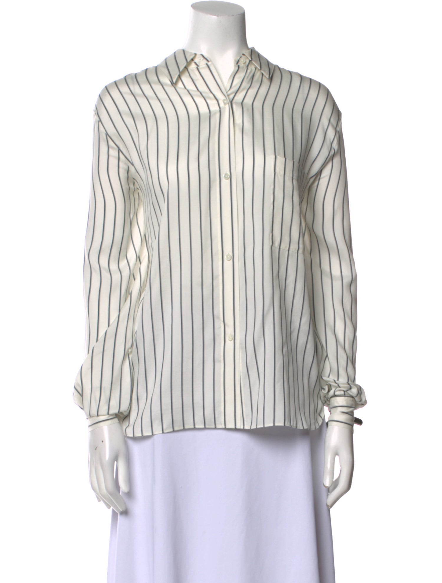 TWP Silk Striped Blouse
