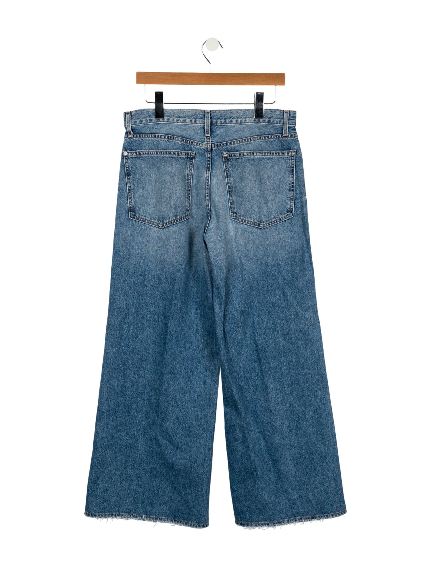 TWP High-Rise Wide Leg Jeans