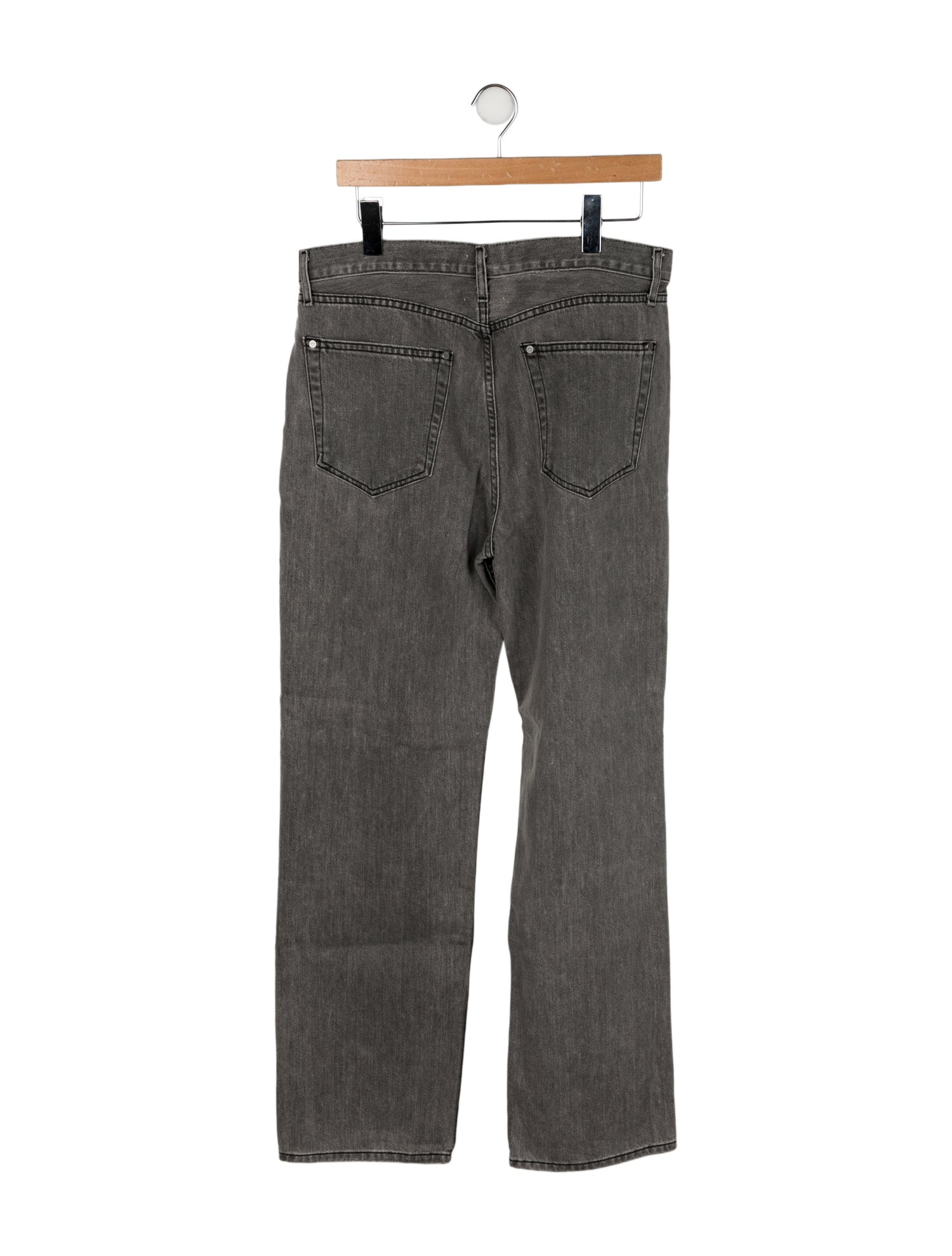 TWP High-Rise Straight Leg Jeans