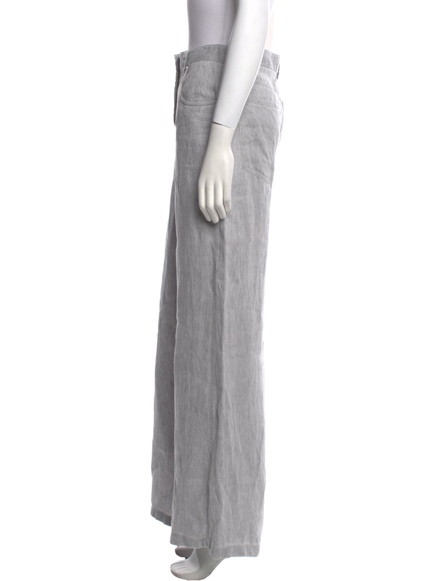 TWP Mid-Rise Wide Leg Jeans