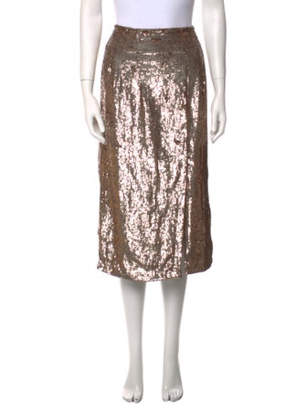 TWP Silk Midi Length Skirt