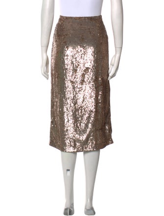 TWP Silk Midi Length Skirt