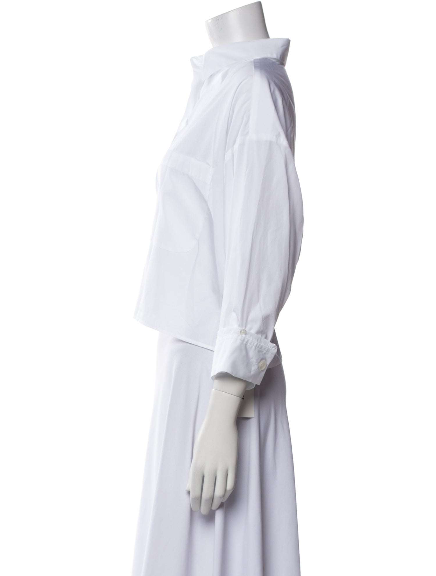 TWP Three-Quarter Sleeve Button-Up Top w/ Tags