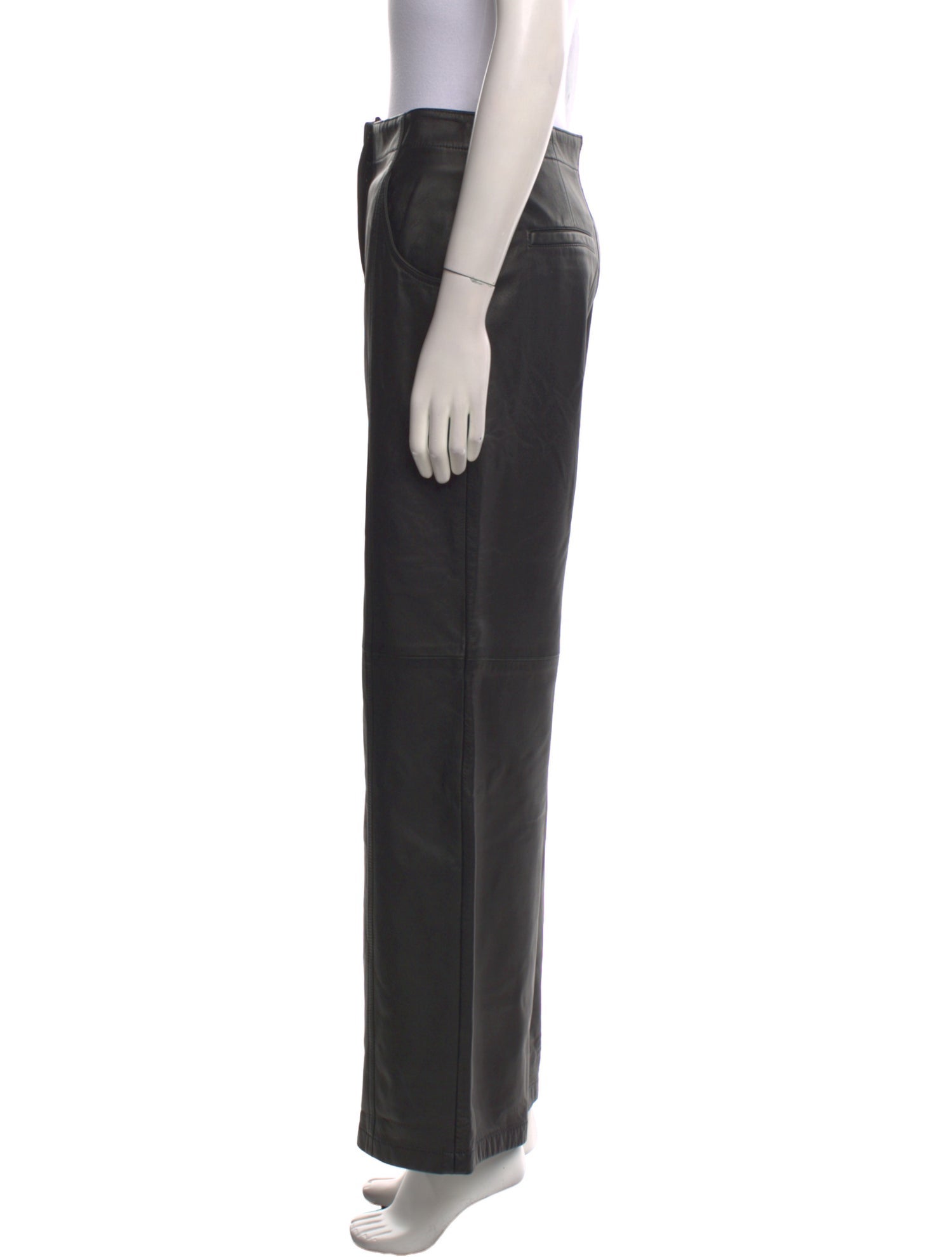 TWP Lambskin Wide Leg Pants