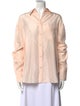 TWP Silk Long Sleeve Button-Up Top
