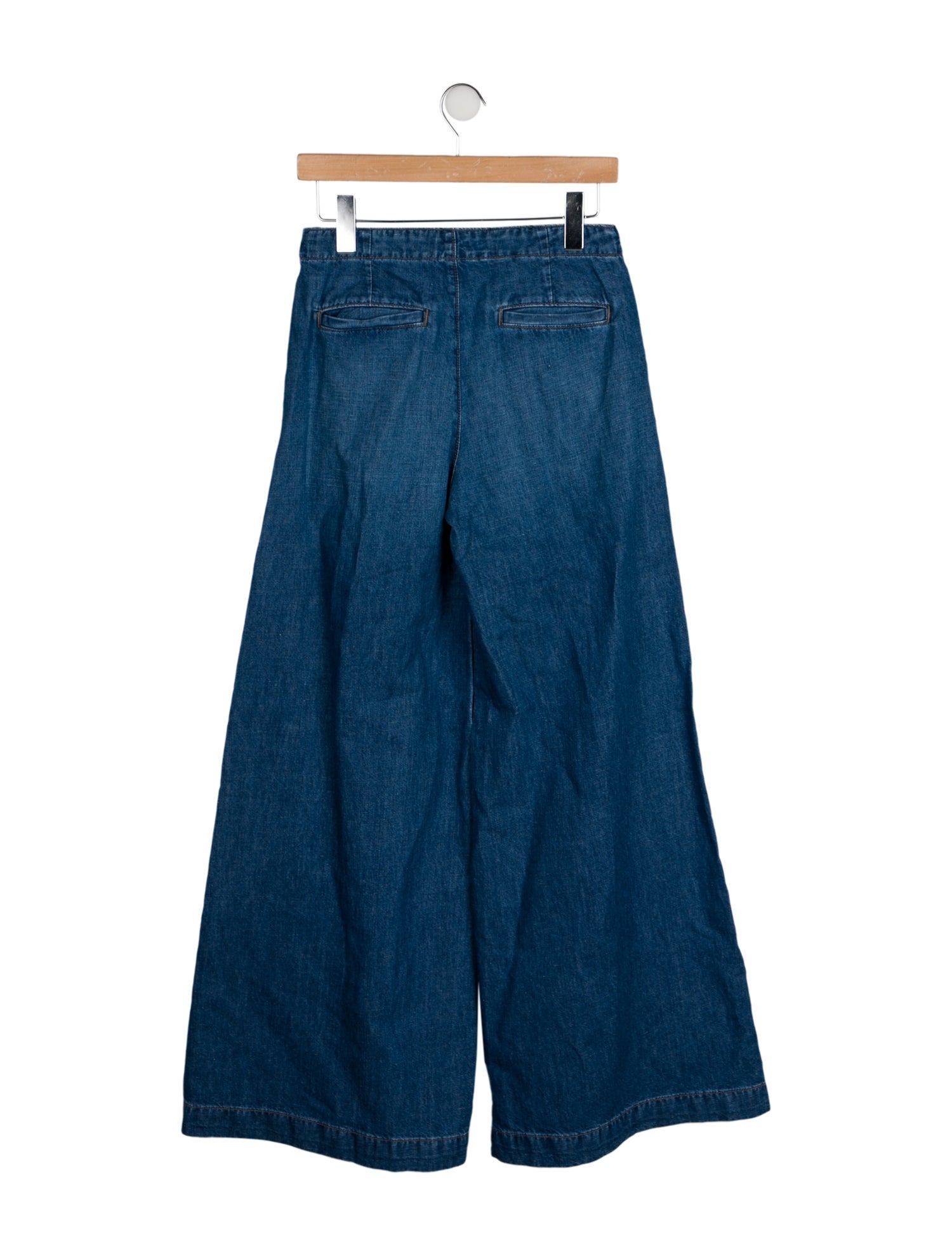 TWP High-Rise Wide Leg Jeans