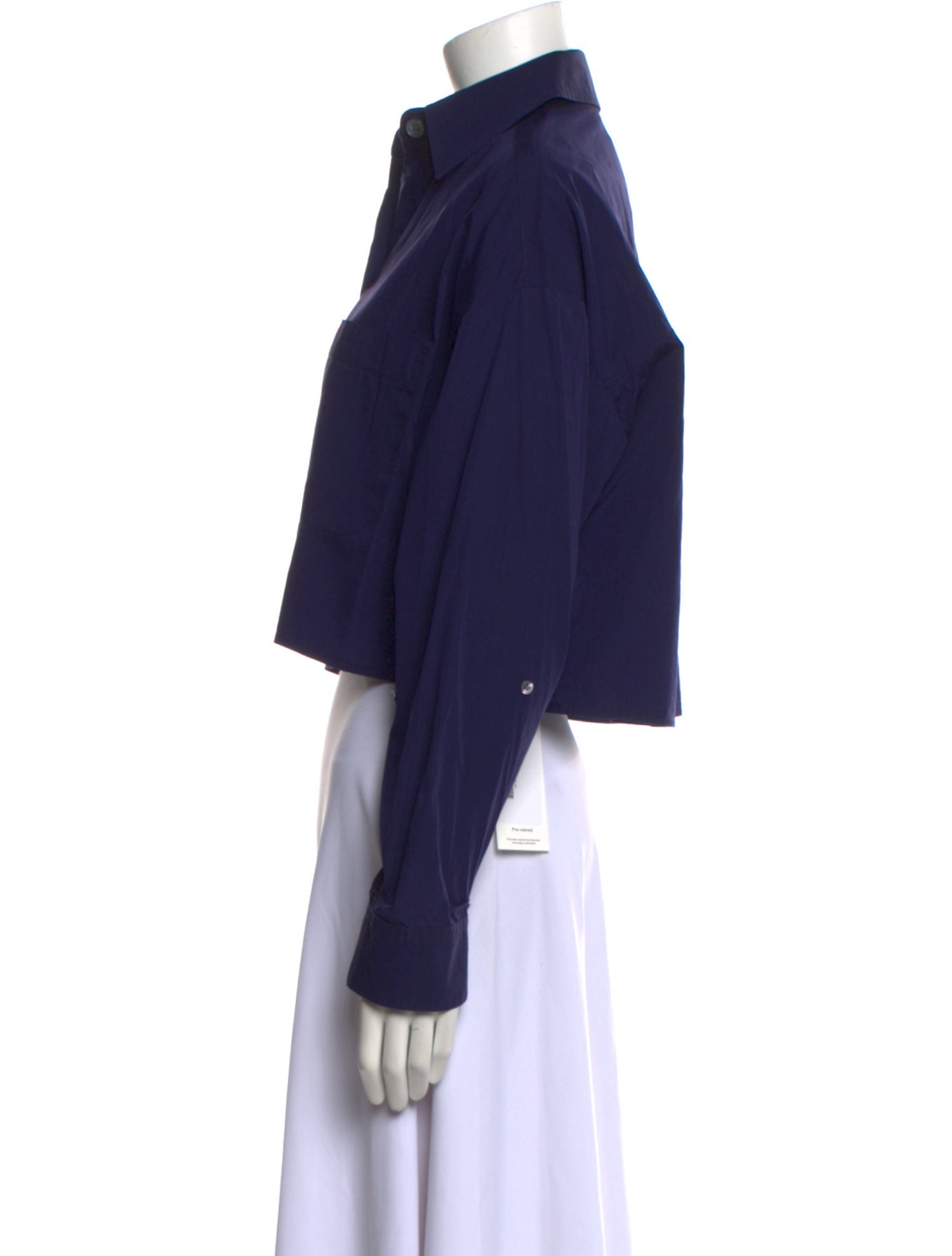 TWP Long Sleeve Crop Top