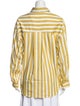 TWP Striped Long Sleeve Button-Up Top