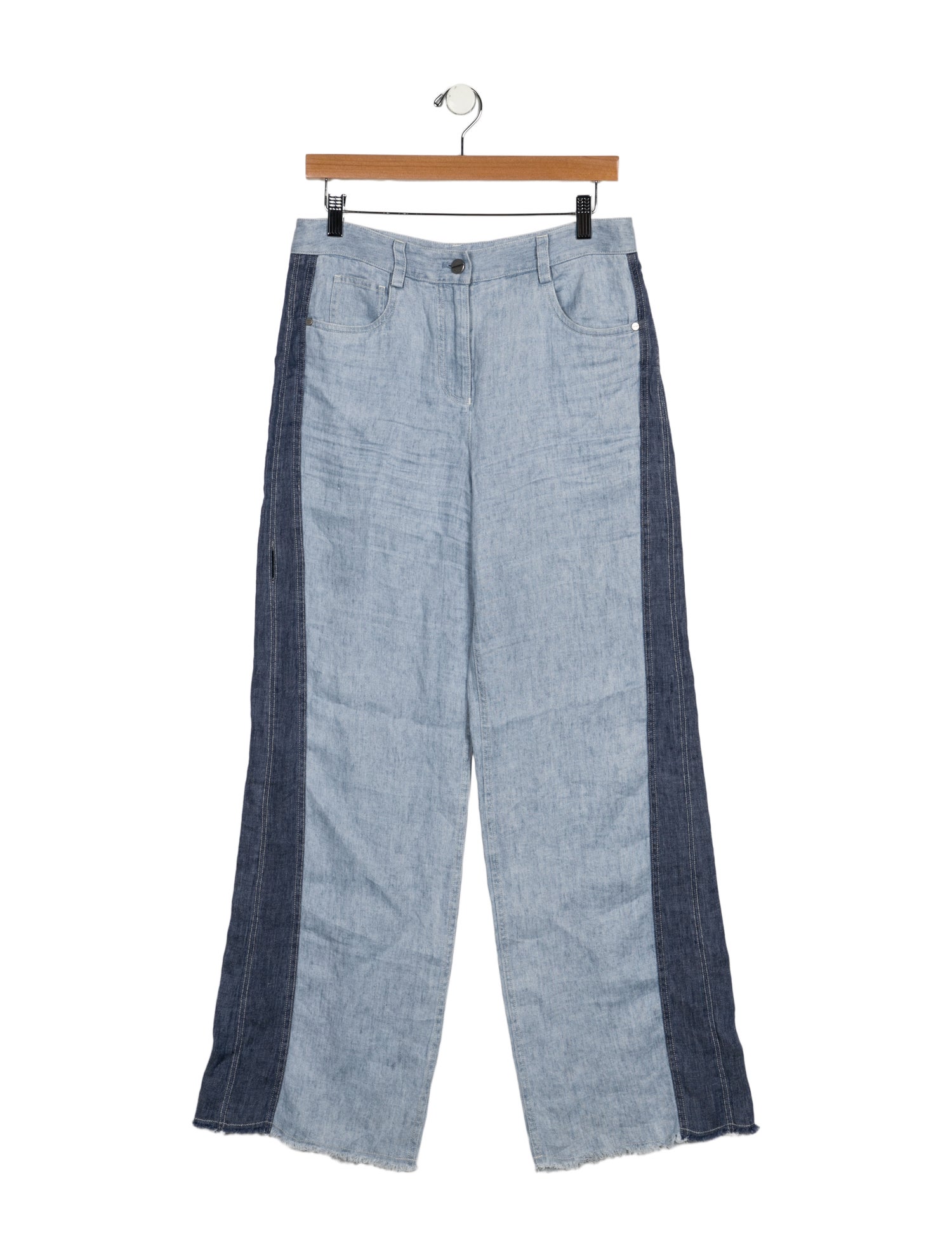 TWP High-Rise Wide Leg Jeans