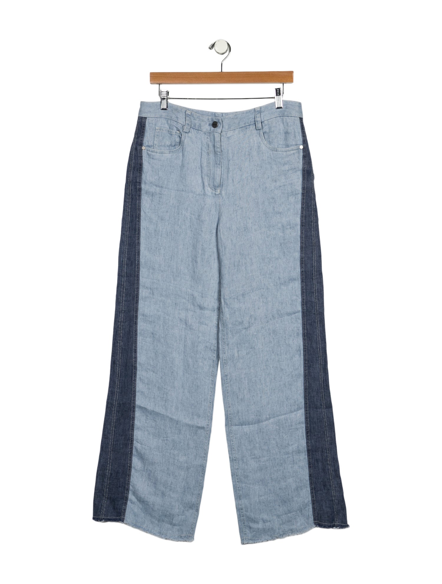 TWP High-Rise Wide Leg Jeans