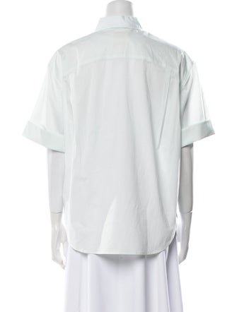 TWP Three-Quarter Sleeve Button-Up Top