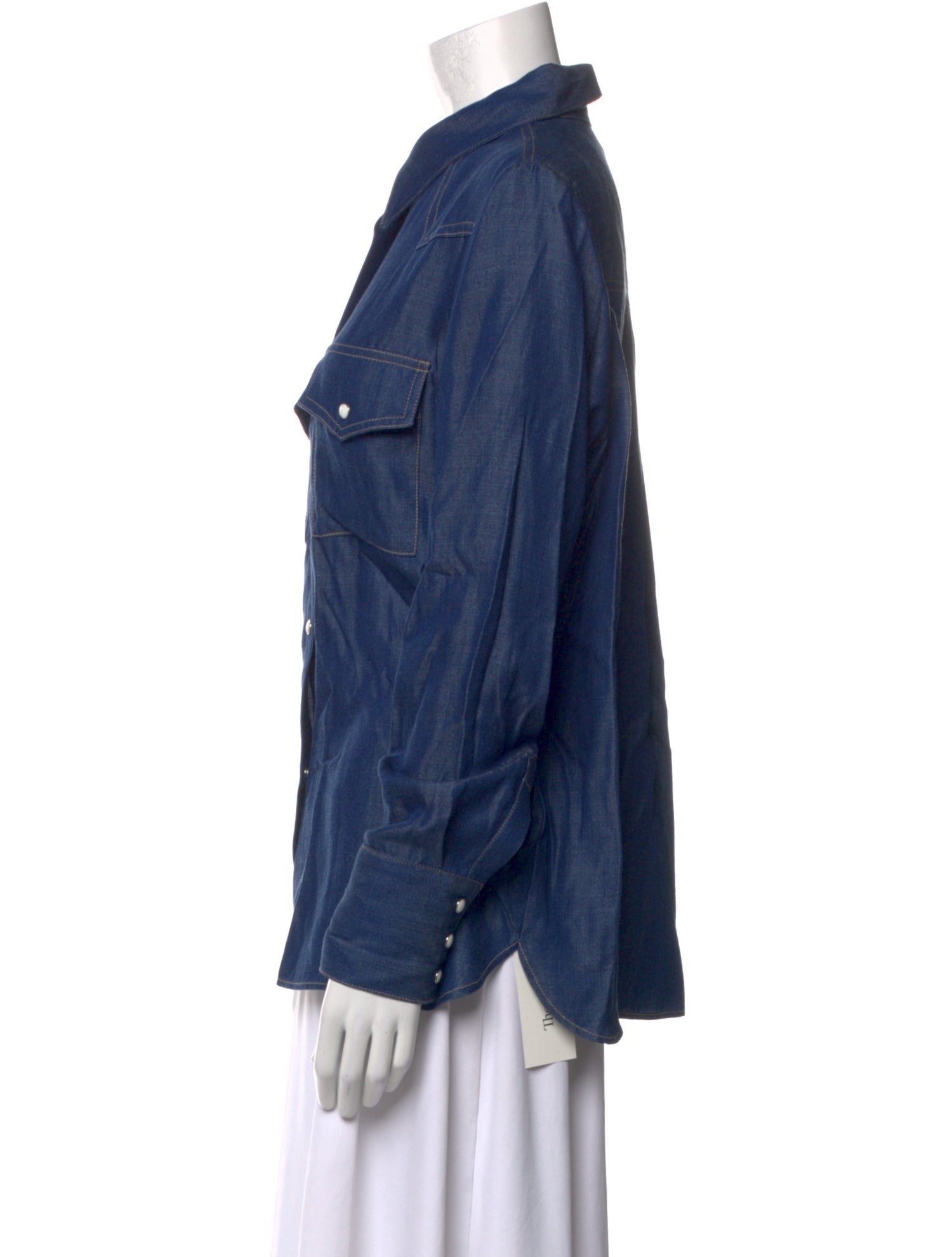 TWP Long Sleeve Button-Up Top