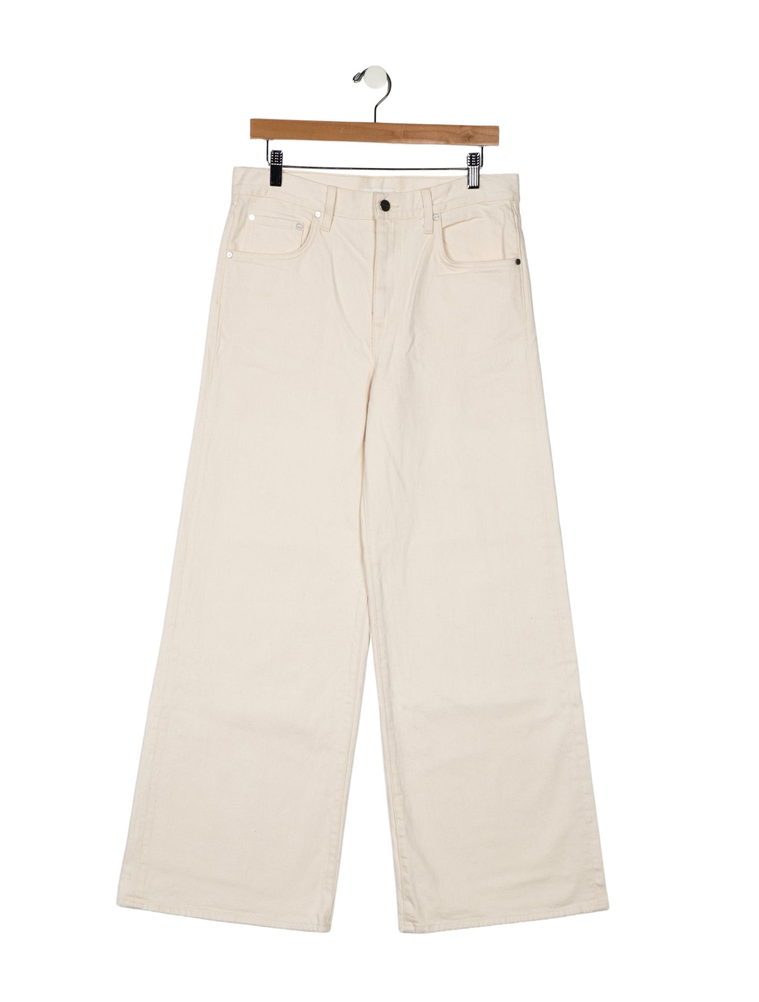 TWP Mid-Rise Wide Leg Jeans