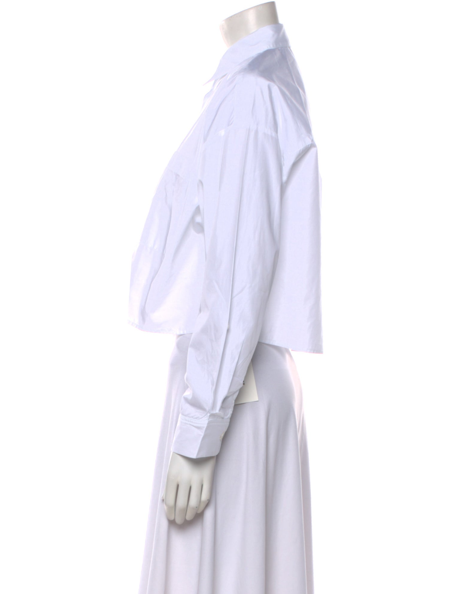 TWP Long Sleeve Crop Top