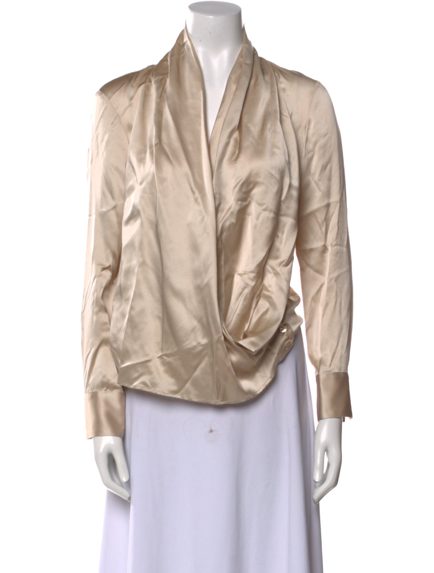 TWP Silk V-Neck Blouse