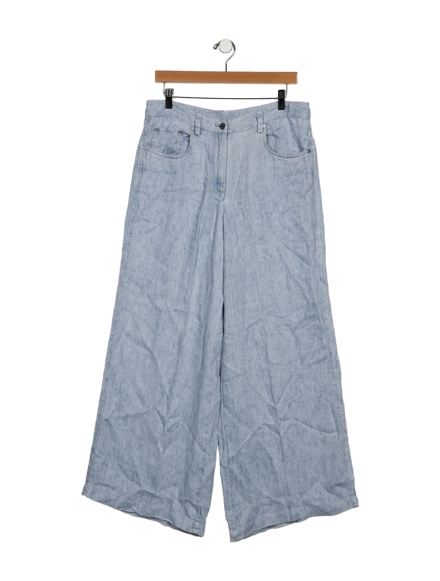 TWP High-Rise Wide Leg Jeans