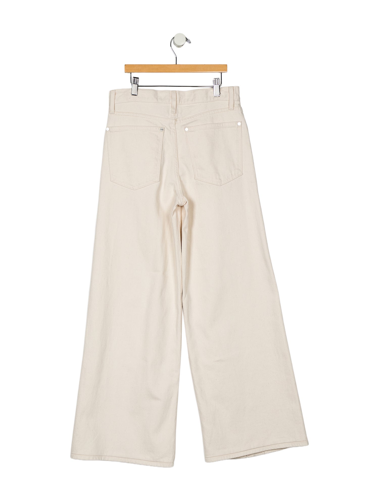 TWP Mid-Rise Wide Leg Jeans