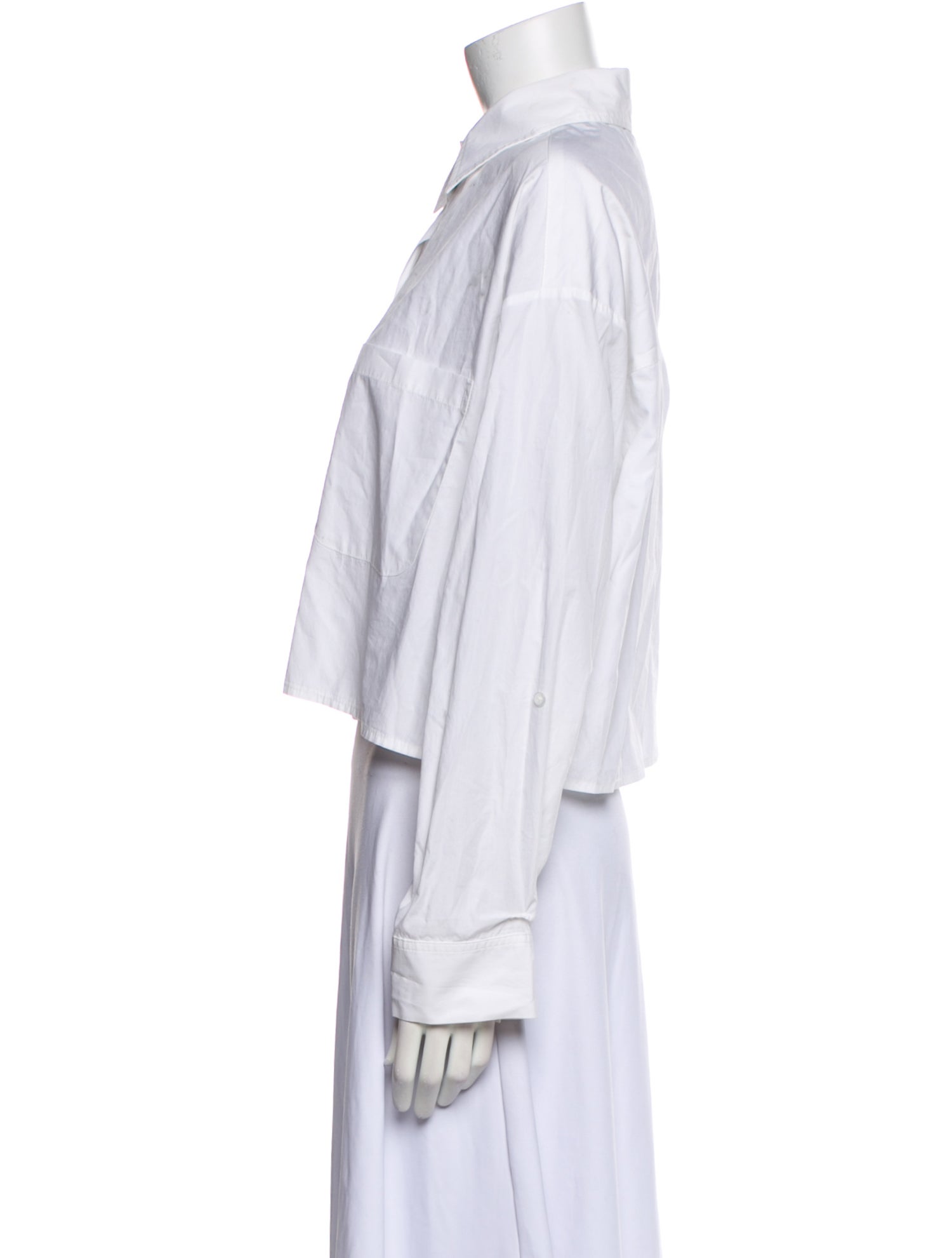 TWP Long Sleeve Crop Top