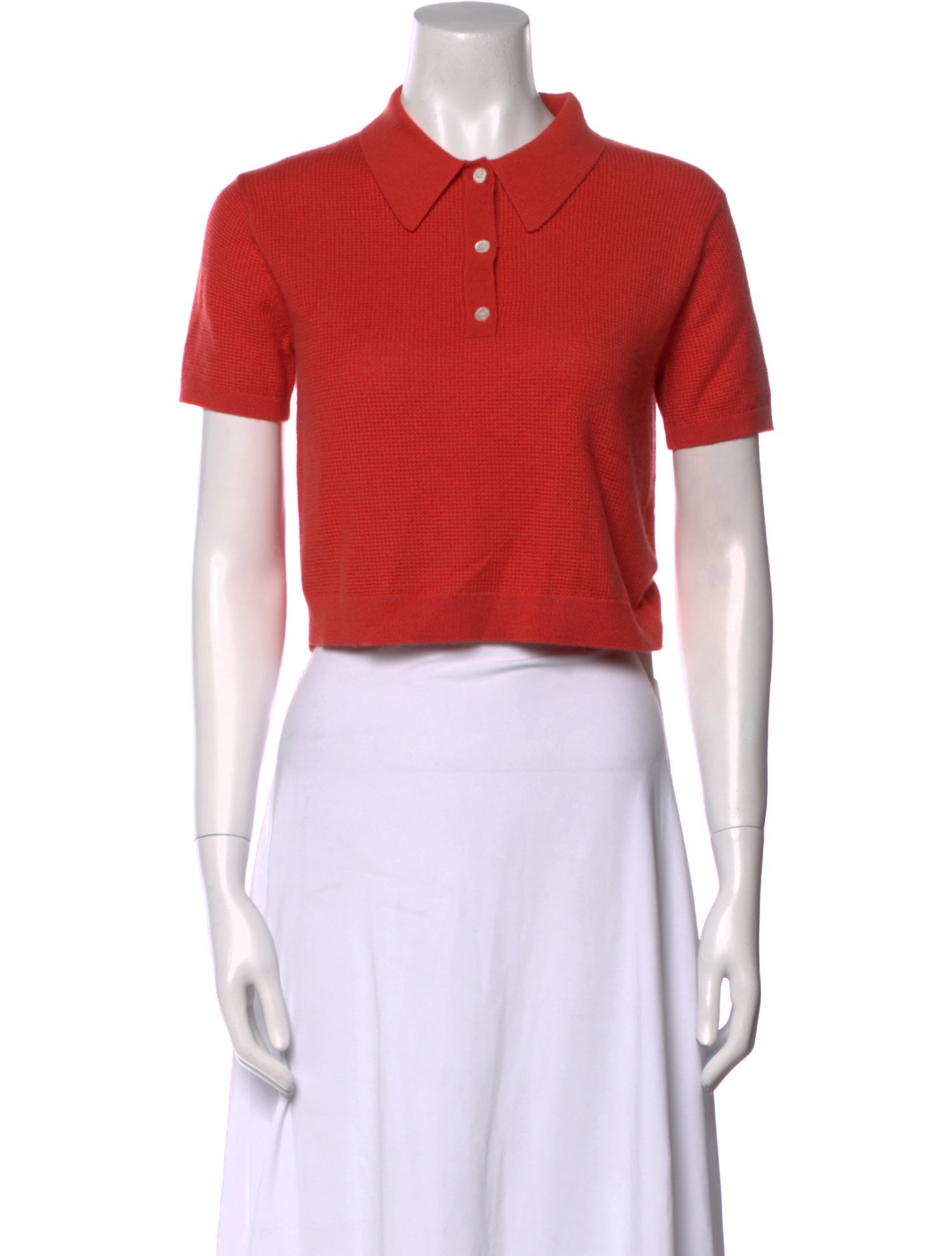 TWP Cashmere Short Sleeve Crop Top w/ Tags