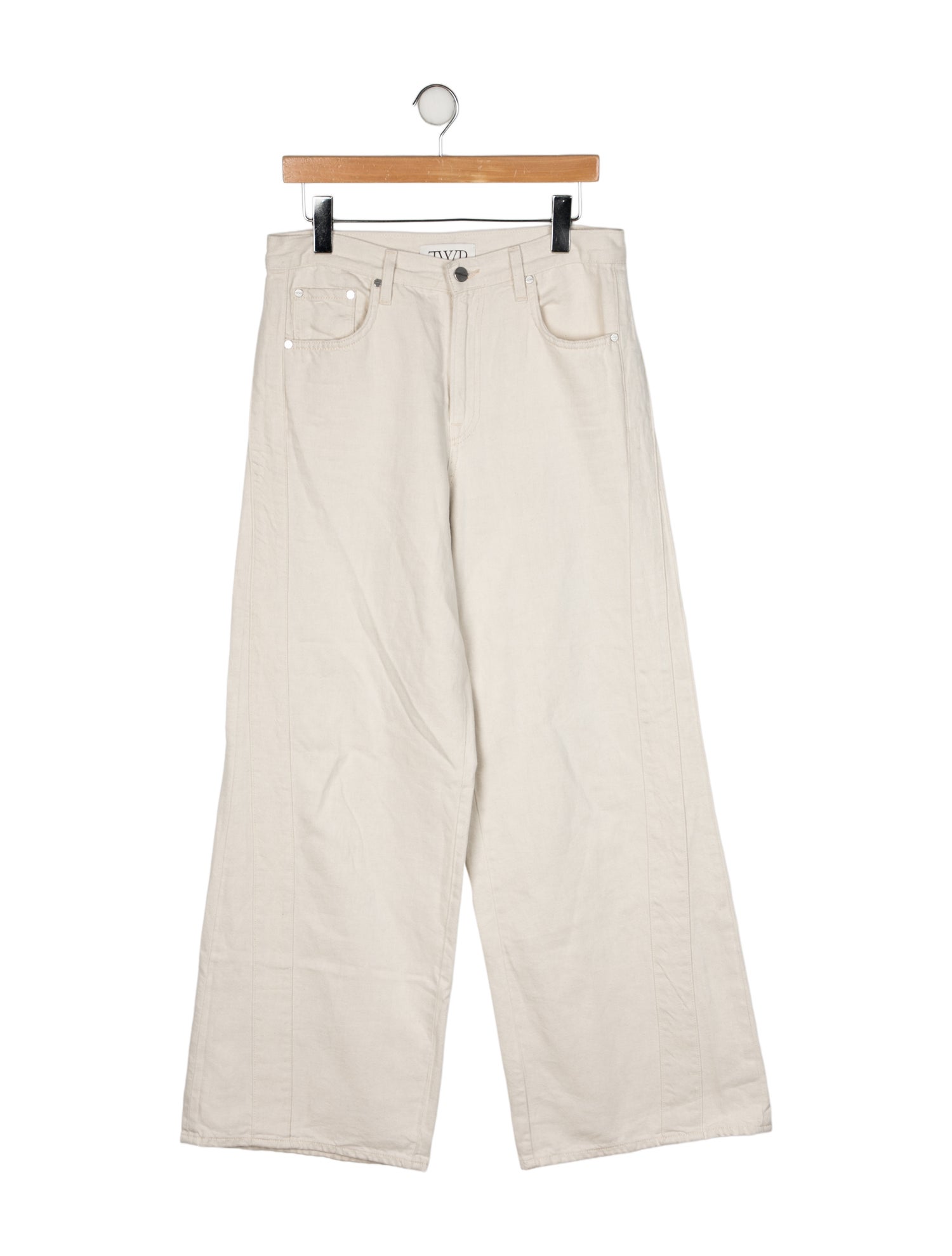 TWP High-Rise Wide Leg Jeans