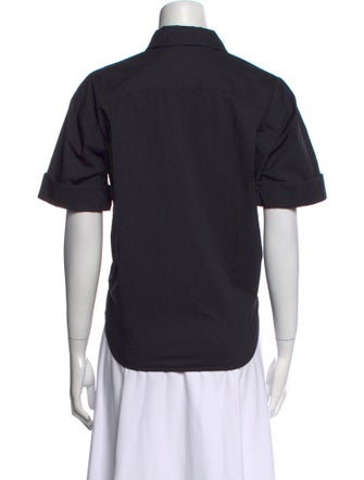 TWP Short Sleeve Button-Up Top