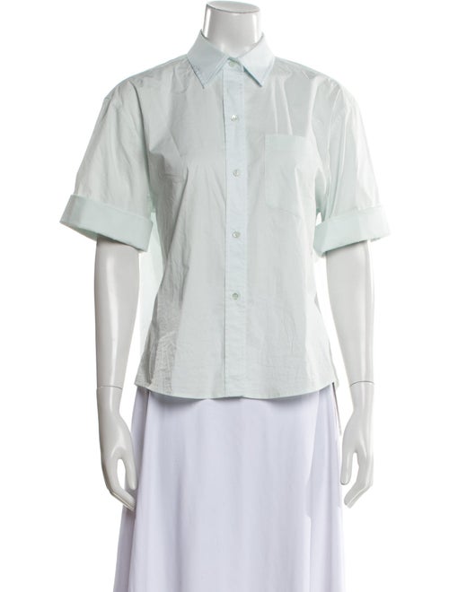 TWP Short Sleeve Button-Up Top