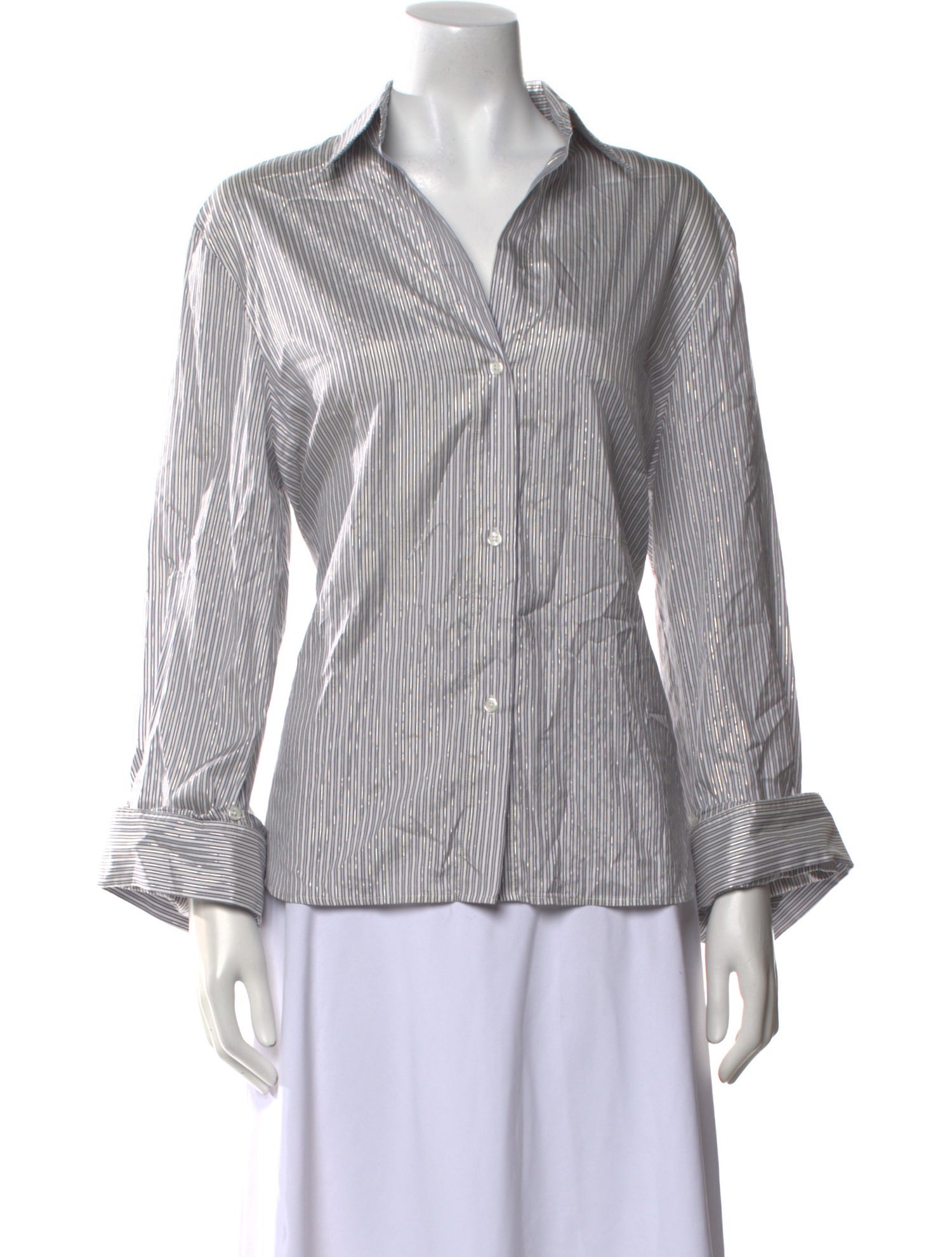 TWP Silk Striped Blouse