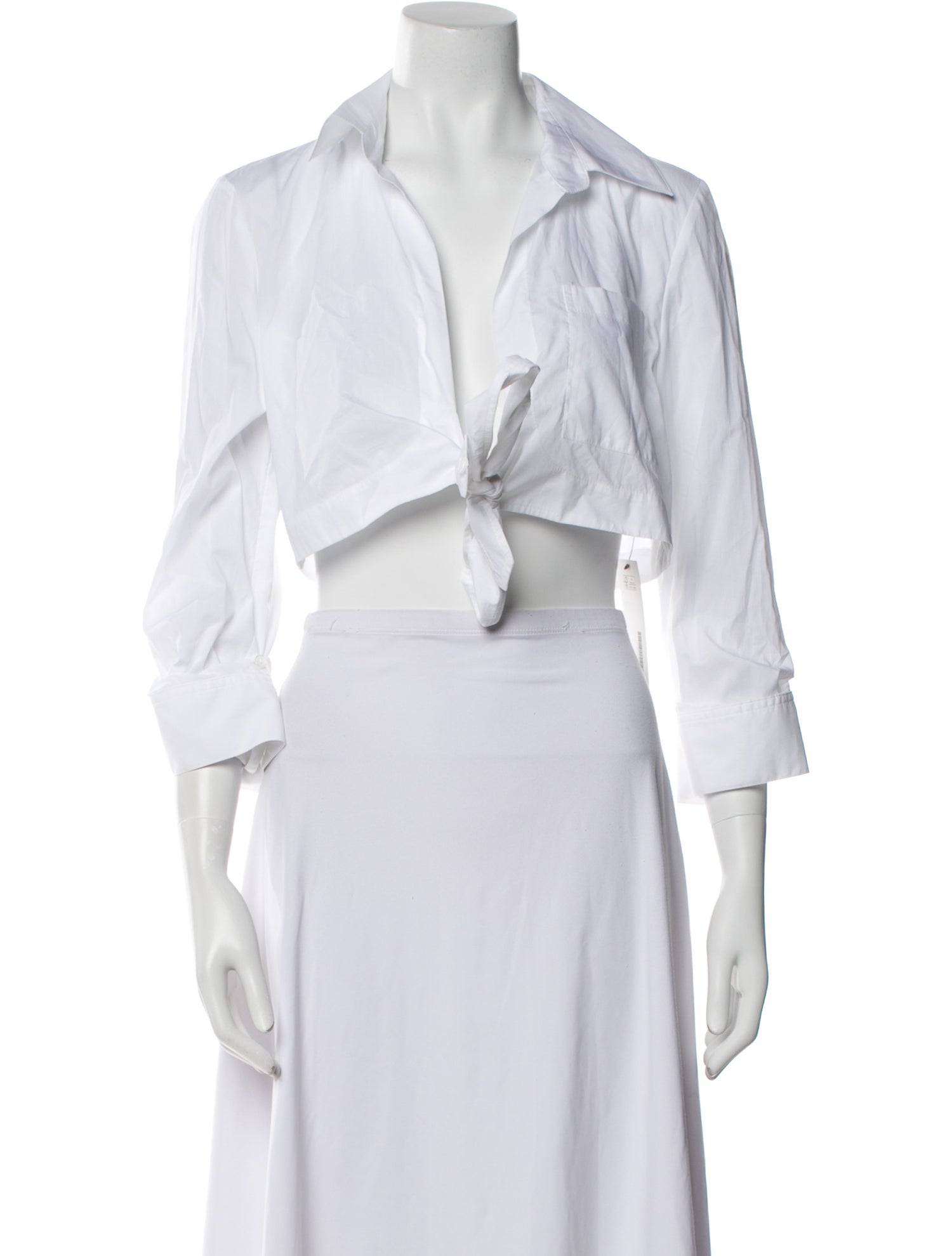 TWP Three-Quarter Sleeve Crop Top w/ Tags