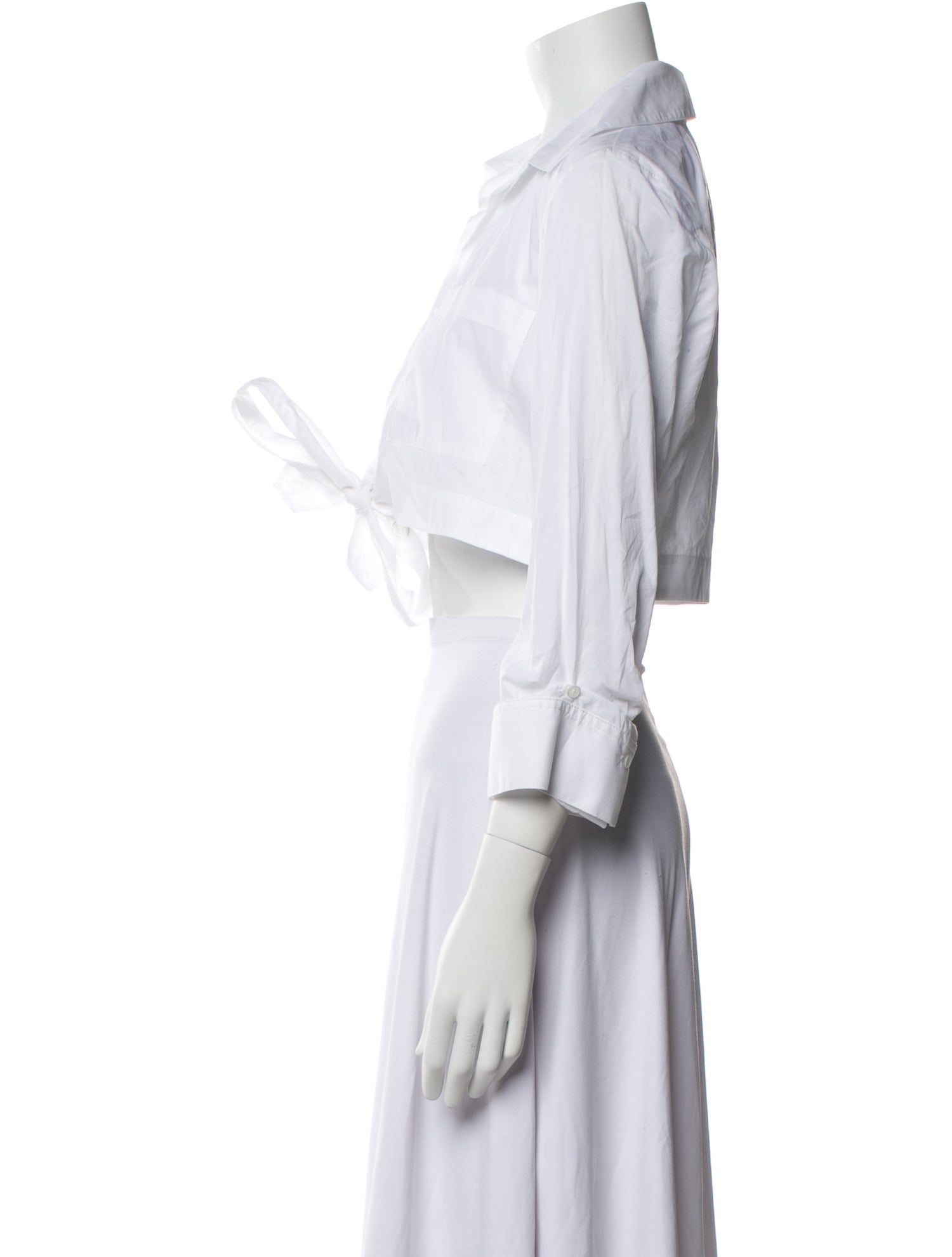 TWP Three-Quarter Sleeve Crop Top w/ Tags