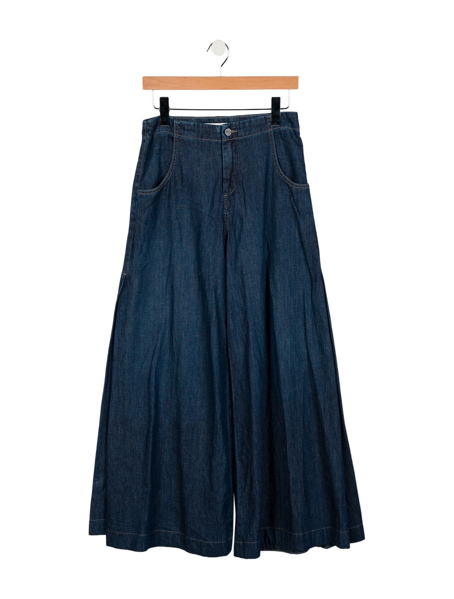 TWP High-Rise Wide Leg Jeans