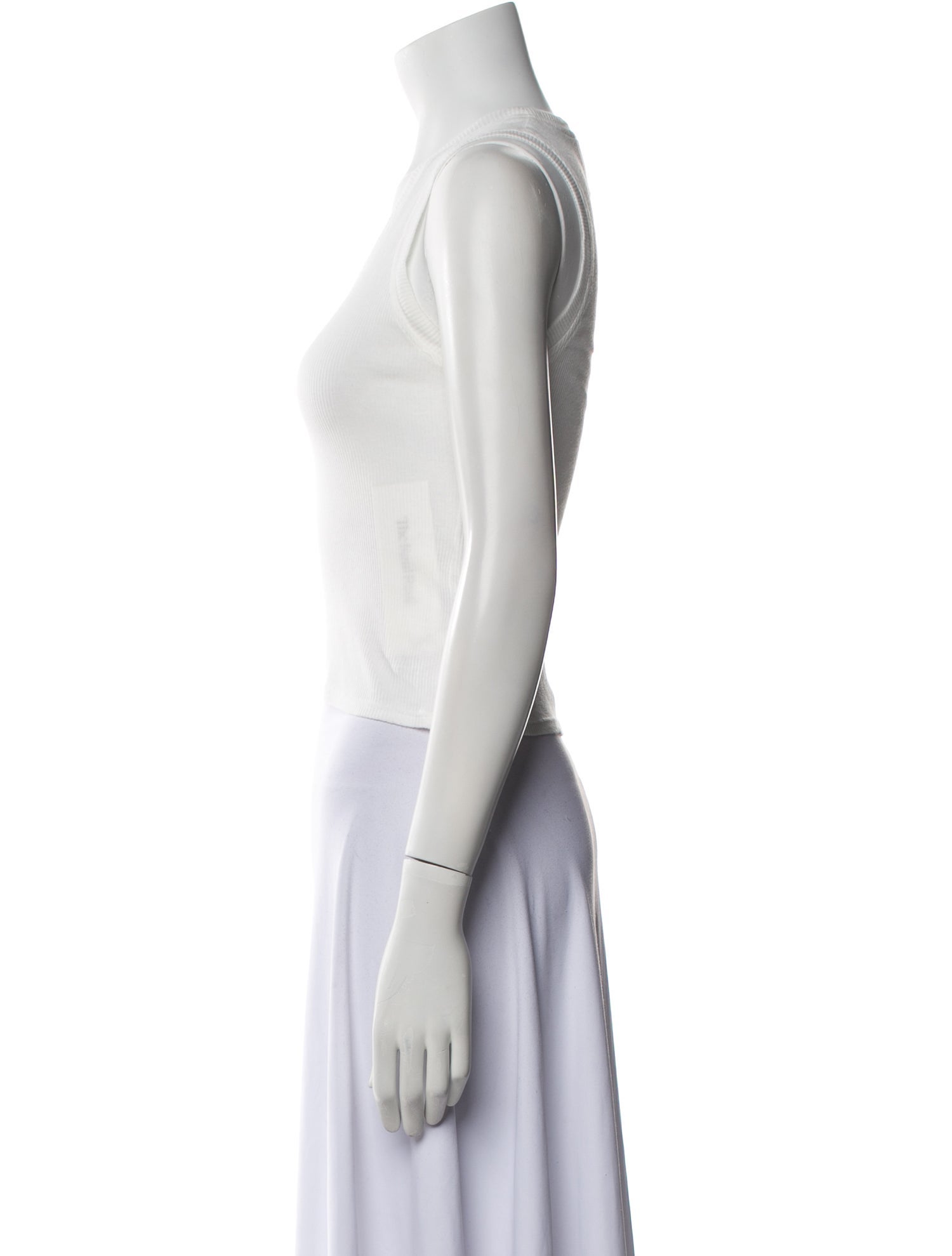 TWP Scoop Neck Sleeveless Crop Top