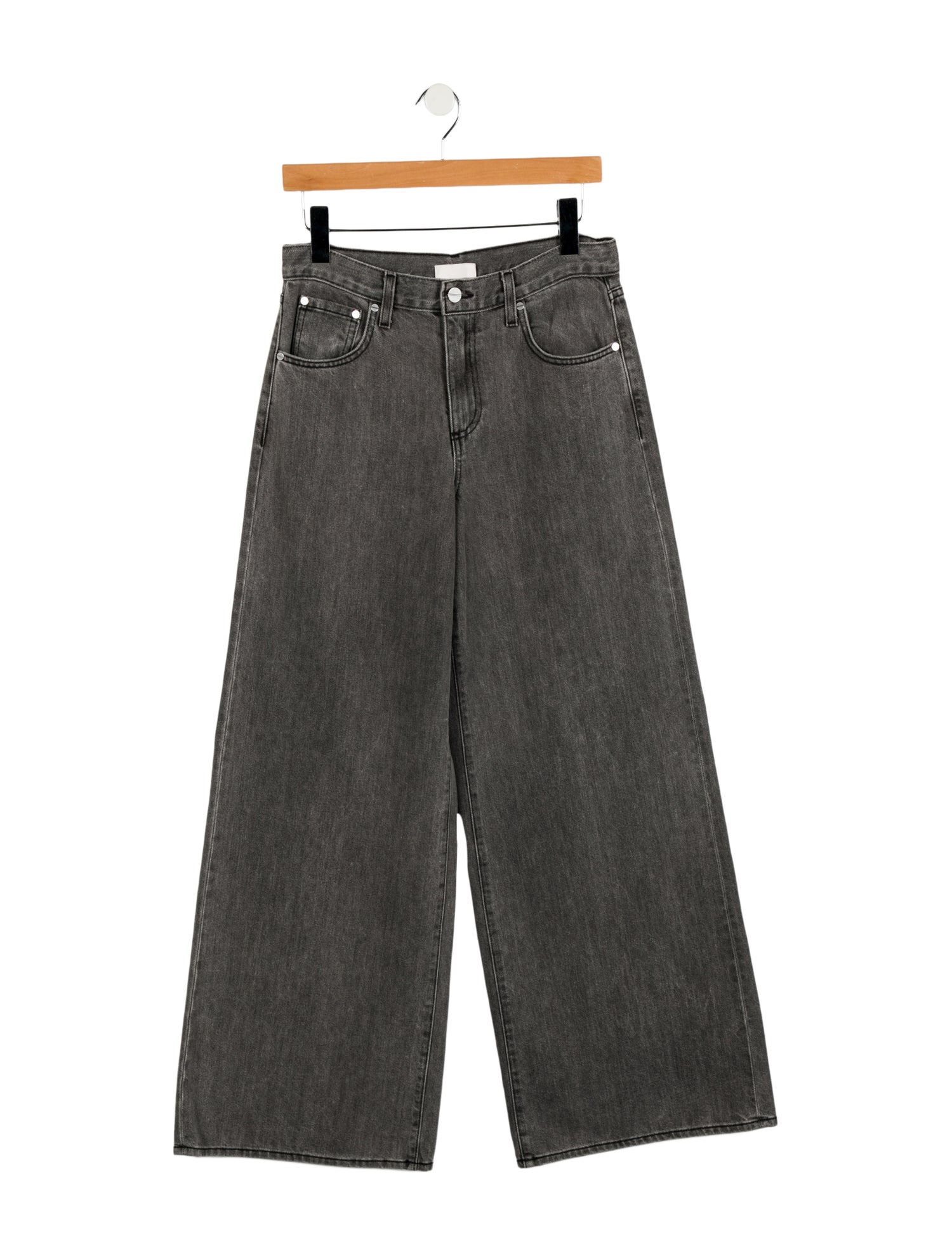 TWP Mid-Rise Wide Leg Jeans