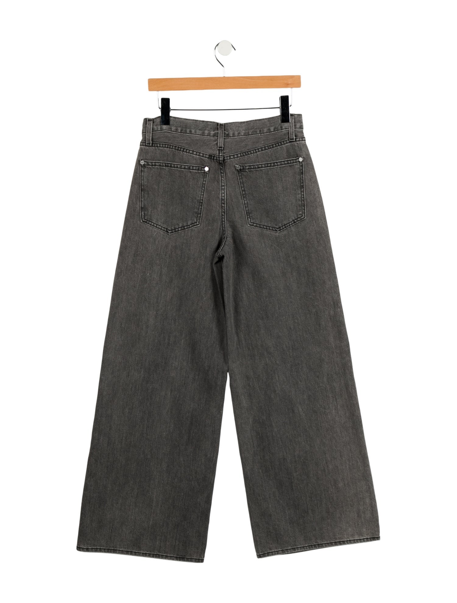 TWP Mid-Rise Wide Leg Jeans