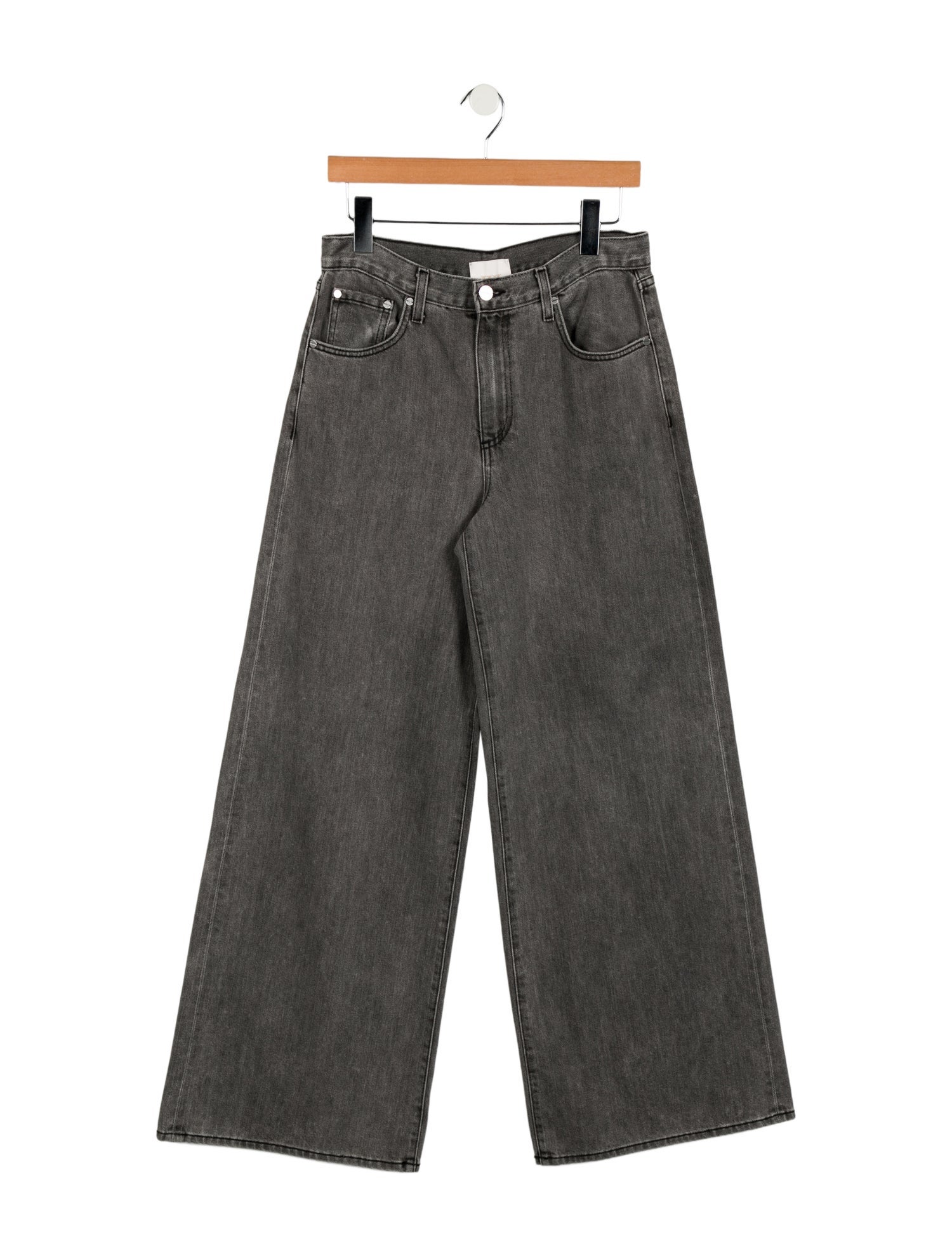TWP Mid-Rise Wide Leg Jeans