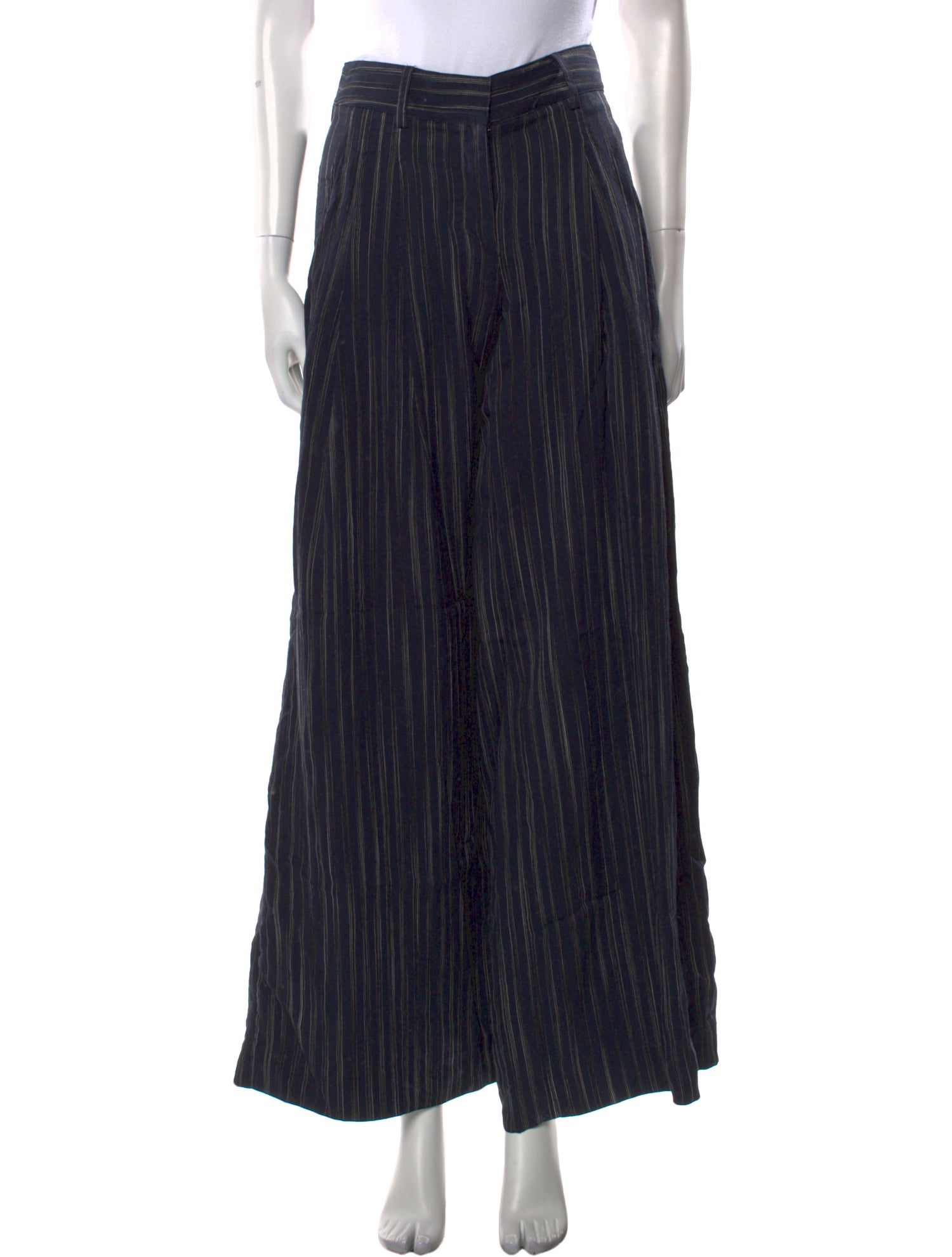 TWP Striped Wide Leg Pants